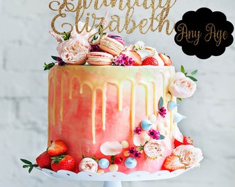 50th birthday cake topper 50th birthday decor 50 cake topper happy 50th birthday custom cake topper birthday decoration birthday cake topper