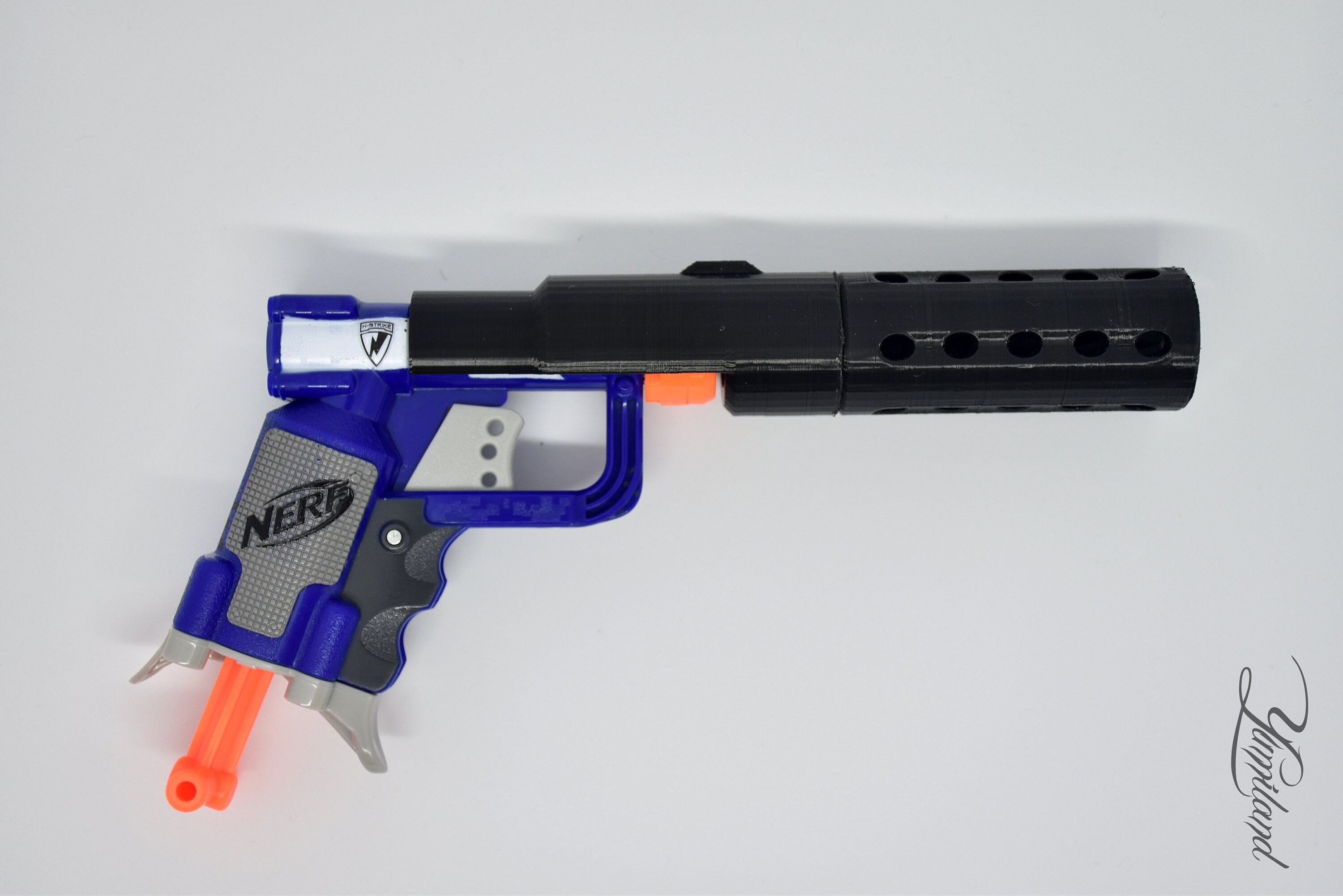 Custom Nerf Jolt Silencer Mod Kit Steampunk gun Custom