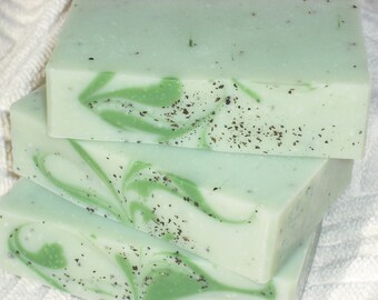 Eucalyptus Spearmint Soap / Essential Oil Soap / Cold Process Handmade Soap