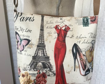 Vintage Bag, 10" X 8-1/2" X 3"