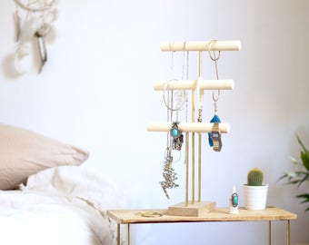 ELIN I Jewelry display - Jewelry Organizer I Necklace Holder I Jewelry stand I Bracelet stand - Jewelry Holder - Jewelry storage