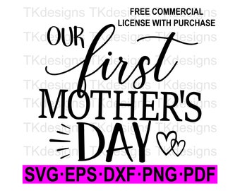 Download 1st mothers day svg | Etsy