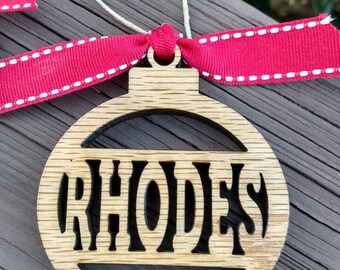 Personalized Ornament / Christmas Ornaments / Holiday Ornaments / Wood Ornaments / Name Ornaments / Monogram Ornaments / Ornaments