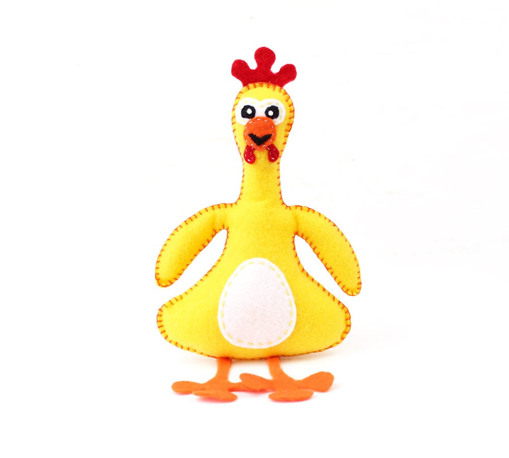 chicken stuffed animal pattern