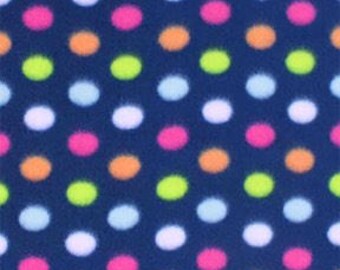 Car seat poncho, fleece poncho, carseat blanket, toddler poncho, baby poncho, carseat poncho, wearable blanket, navy polka dot, girl poncho