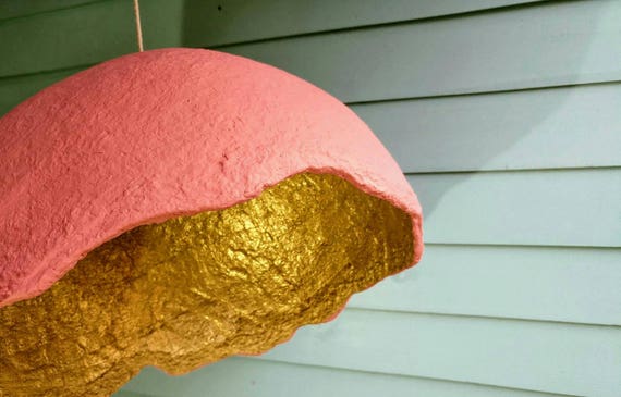 Papier Pappmaché-Lampe Anhänger Lampenschirm aus Papier Pappmaché-Lampe Anhänger Lampenschirm aus