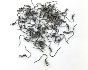Set of 80 supports Platinum earrings