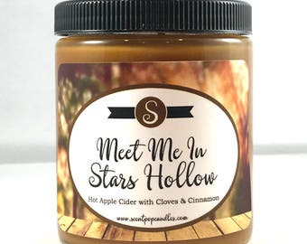 Meet Me In Stars Hollow, Gilmore Girls Inspired Soy Candle