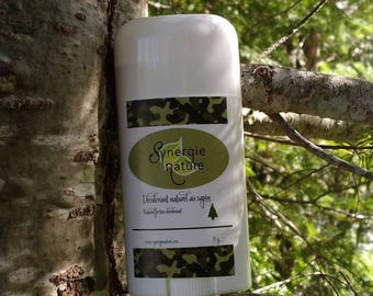 Natural deodorant to Quebec balsam fir