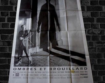 vtg fr poster WOODY ALLEN "ombres et brouillard"