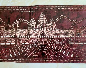 Leather Carving - Angkor Wat from Siem Reap, Cambodia