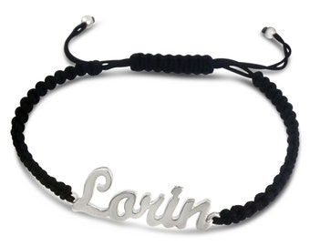 Custom bracelet-Personalized bracelet-Macrame bracelet-Men's bracelet personalized-Charm Bracelets Woven & Braided Bracelets-For her-For him