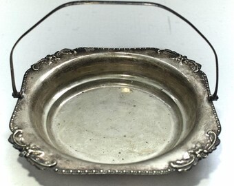 Metal Serving Plates With Handles Food Photography Props