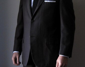 1960s Green Continental Suit sz 42