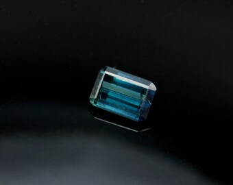 Indicolite Emerald cut 0.98ct