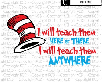 Dr seuss teacher | Etsy