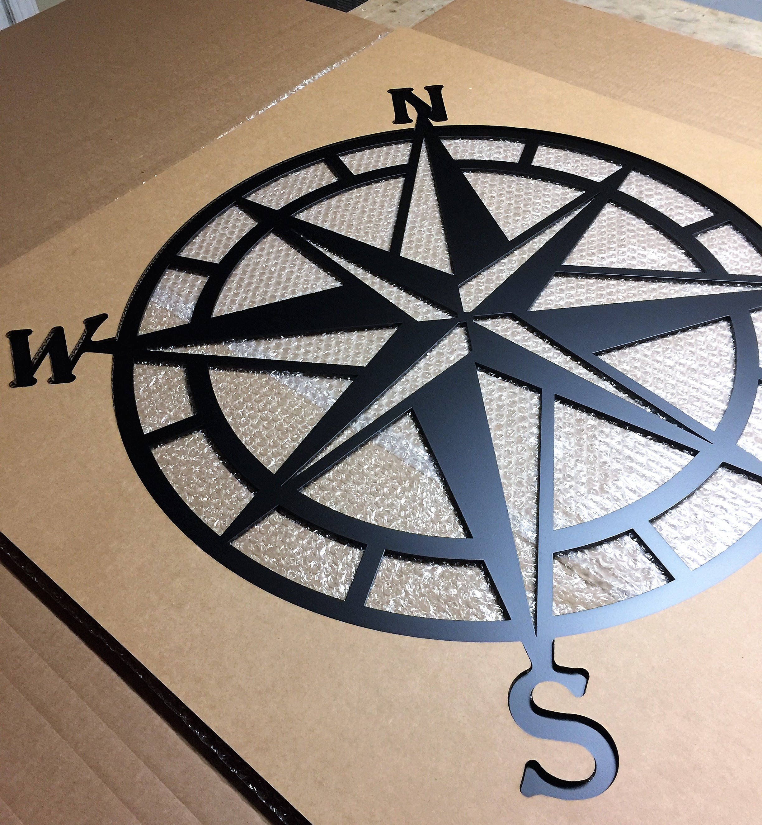 Compass Wall Decor Nautical CompassWall Art Nautical Metal