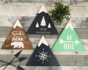 rustic arrow decor, wood arrow signs, woodland nursery, woodland decor, rustic nursery, boho arrow nursery, rustic home decor