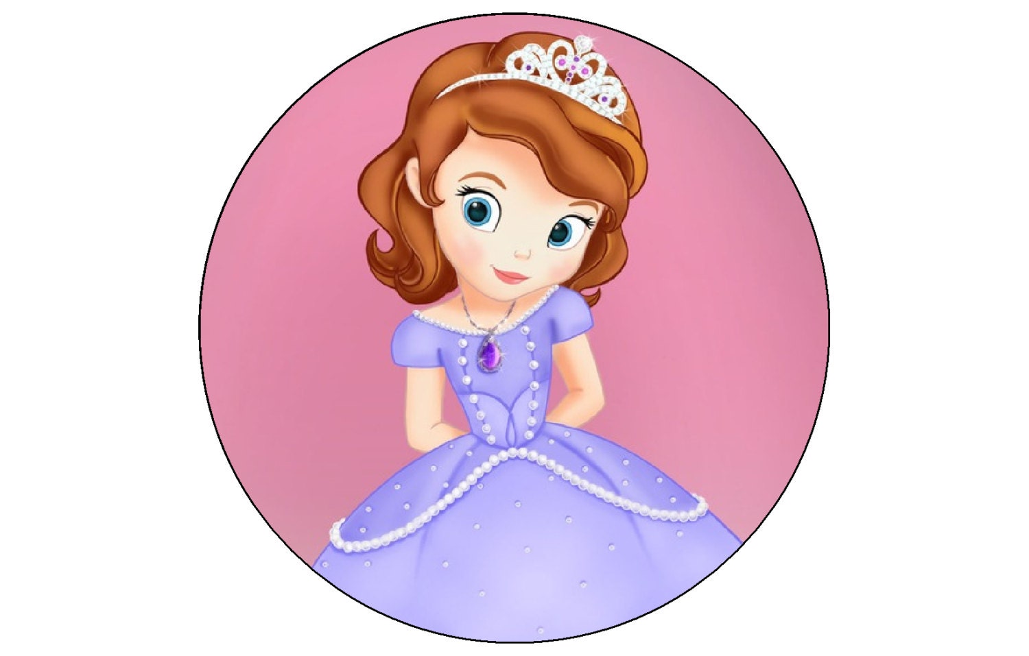 Sofia The First Edible Cake Image Sofia The First Edible Cake Image