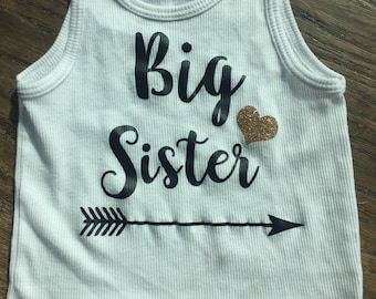 Big Sister Iron on decal