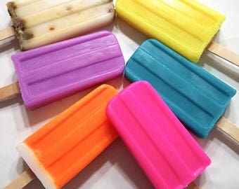 Popsicle Soap, Grapefruit Soap, Soap Party Favors, Pink Soap, Fruity Soap, Soap Gift, Fun Soap, Soap for Kids, Goats Milk Soap,