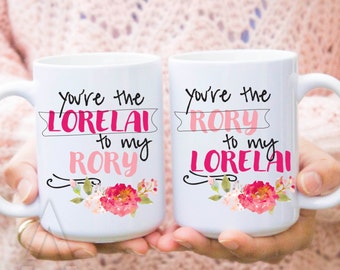 Mothers day gift from daughter, "you are the lorelai to my rory" mothers day mom gilmore girls coffee mug, gifts for mom, mom cup MU117