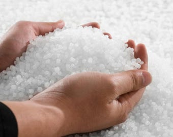 Victory Pellets (25 Pounds) Plastic Poly Pellets for Weighted Blankets, Rock Tumbling, Reborn Dolls, Stuffed Bears and Crafts