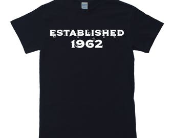 Straight Outta 1962 55th Year Old Birthday Gift Shirt