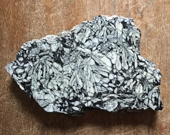 Large Thick Pinolite Polished Slab from Austria