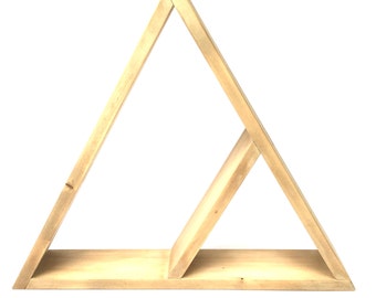 Triangle Shelf // Mountain Shelf // Boho Shelf // Wood Triangle Shelf