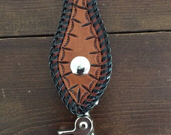 Leather Belt Keychain