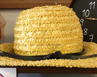 1960s Women's Straw Hat