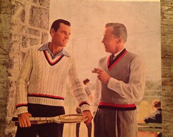 Vintage 1956 Bernat Handicrafter Knitting Pattern Book 49