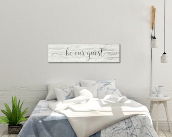 Be Our Guest Sign, Bedroom Sign, Be Our Guest, Guest Bedroom Sign, Be Our Guest Wood Sign, Farmhouse Bedroom Sign, Guest Bedroom Wall Decor