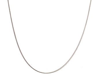 Sterling Silver Snake Chain Necklace
