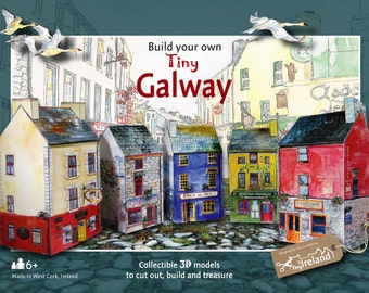Build your own tiny Galway - an innovative Irish paper model kit