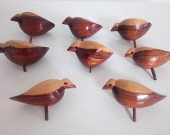 8 Mid Century Danish Birds