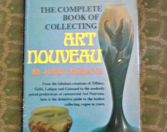 Art Nouveau Collectors Guide Book Hardcover 1970