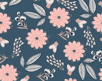 20% OFF Blush by My Mind's Eye for Riley Blake Sparkle Main Navy
