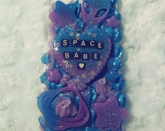 Space Babe iPhone 6/s Plus Decoden Phone Case
