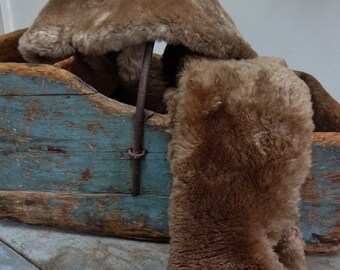 Vintage Imitation Brown Fur Pieces