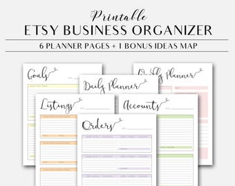 planner pages ideas