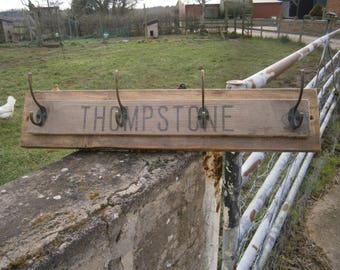 Handmade-rustic-reclaimed-wooden wood-coat-rack-rail-coat-hook-boot-room all sizes