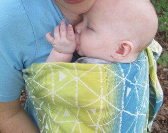 Tekhni WCRS Wrap Conversion Ring Sling - Delta Meadow - DVD included Repreve blend - baby, toddler carrier, baby shower gift
