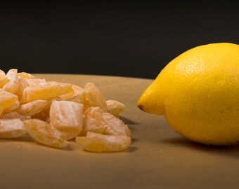 Hard candy with Lemon flavour - sweets - drops - wedding gifts