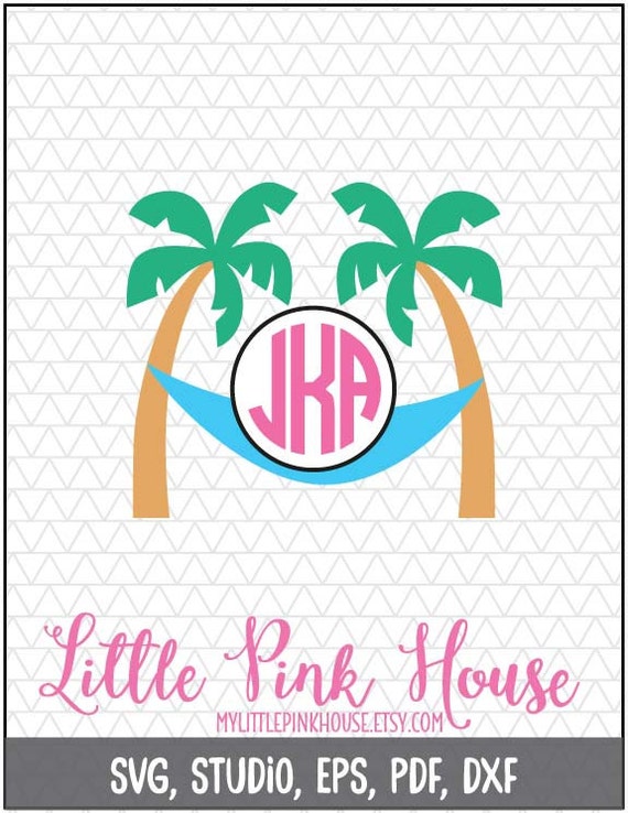 Download Palm Tree SVG Palm Tree Monogram Beach Monogram SVG DXF