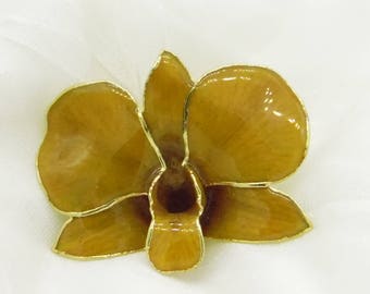 Vintage Orchid Pin /Pendant 1990's
