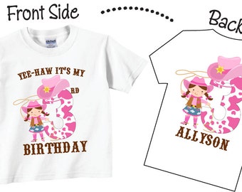 Cowgirl Birthday Etsy
