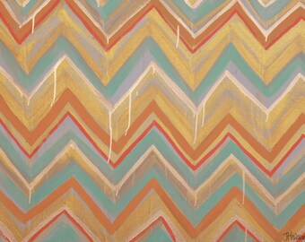 Original Painting 40wx30h Bliss by Jennifer Moreman