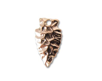 Rose Gold Plated Arrowhead Charms (4X) (V136-D)